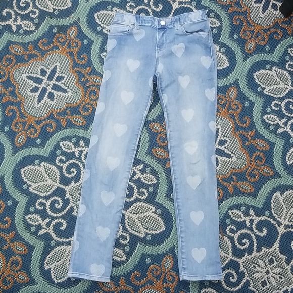 GAP Other - VGUC Girls Sz 10 Gap Skinny Heart Denim Jeans